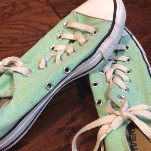 mint converse shoes